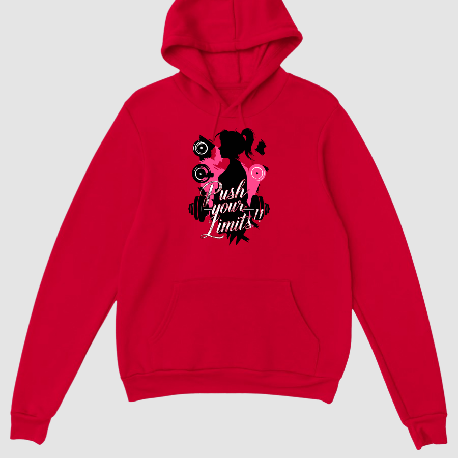 Hoodie Basic Erkek Kırmızı