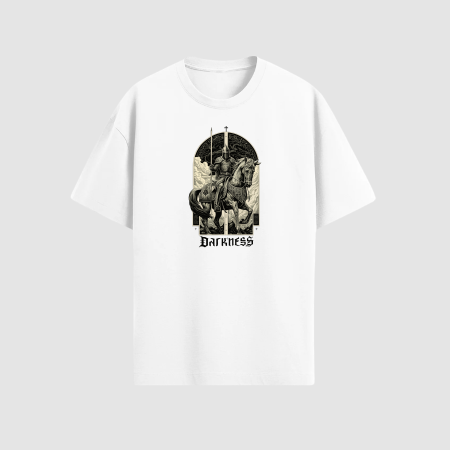 Tshirt Oversize Premium Erkek Beyaz
